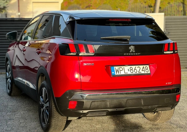 Peugeot 3008 cena 72500 przebieg: 184500, rok produkcji 2017 z Płock małe 596